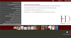 Desktop Screenshot of haute-decor.com